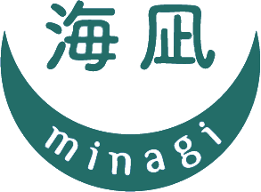 海凪 minagi ロゴ